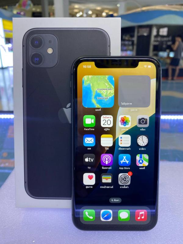 iPhone 11 64GB แบต 100% เปลี่ยนแบตแล้ว iPhone 11 64GB แบต 100% เปลี่ยนแบตแล้ว